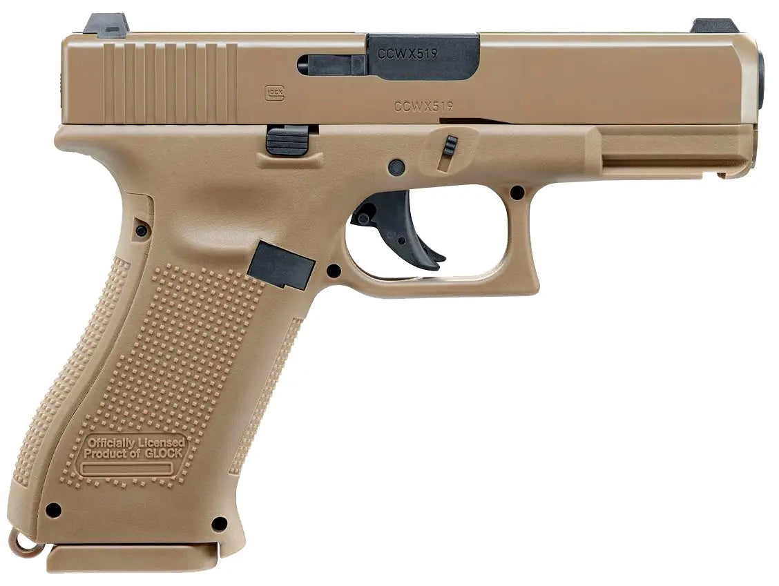 Пістолет пневматичний Umarex Glock19X Tan кал. 4.5 мм ВВ /39860193/