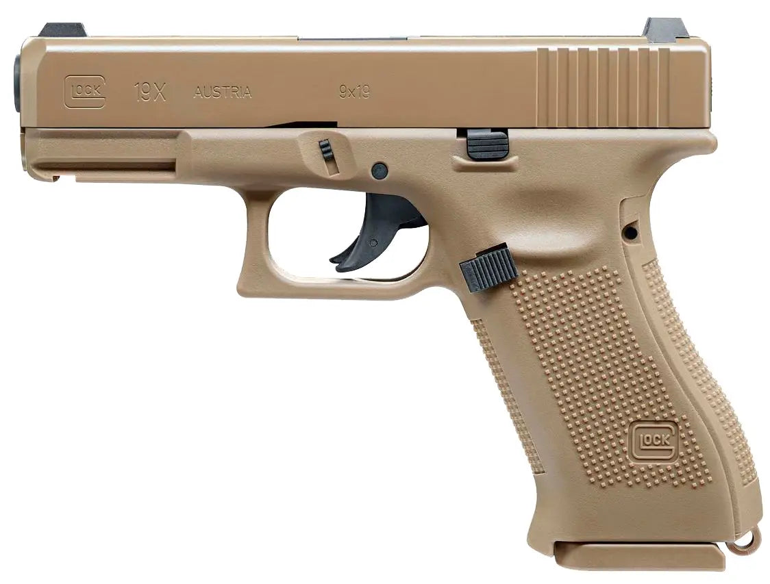 Пістолет пневматичний Umarex Glock19X Tan кал. 4.5 мм ВВ /39860193/