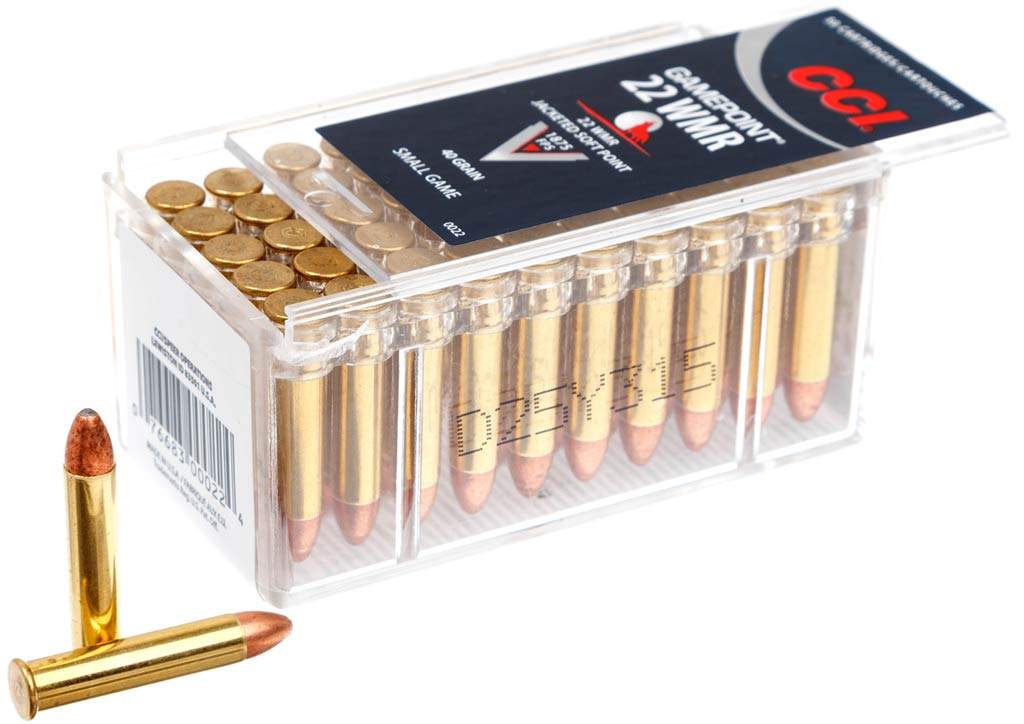 Патрон CCI 22WMR GAMEPOINT JSP 40GR (2,6 г)