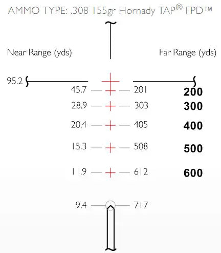 Приціл оптичний Hawke Vantage 30 WA 3-9x42 сітка 223/308 з підсвічуванням /39860236/