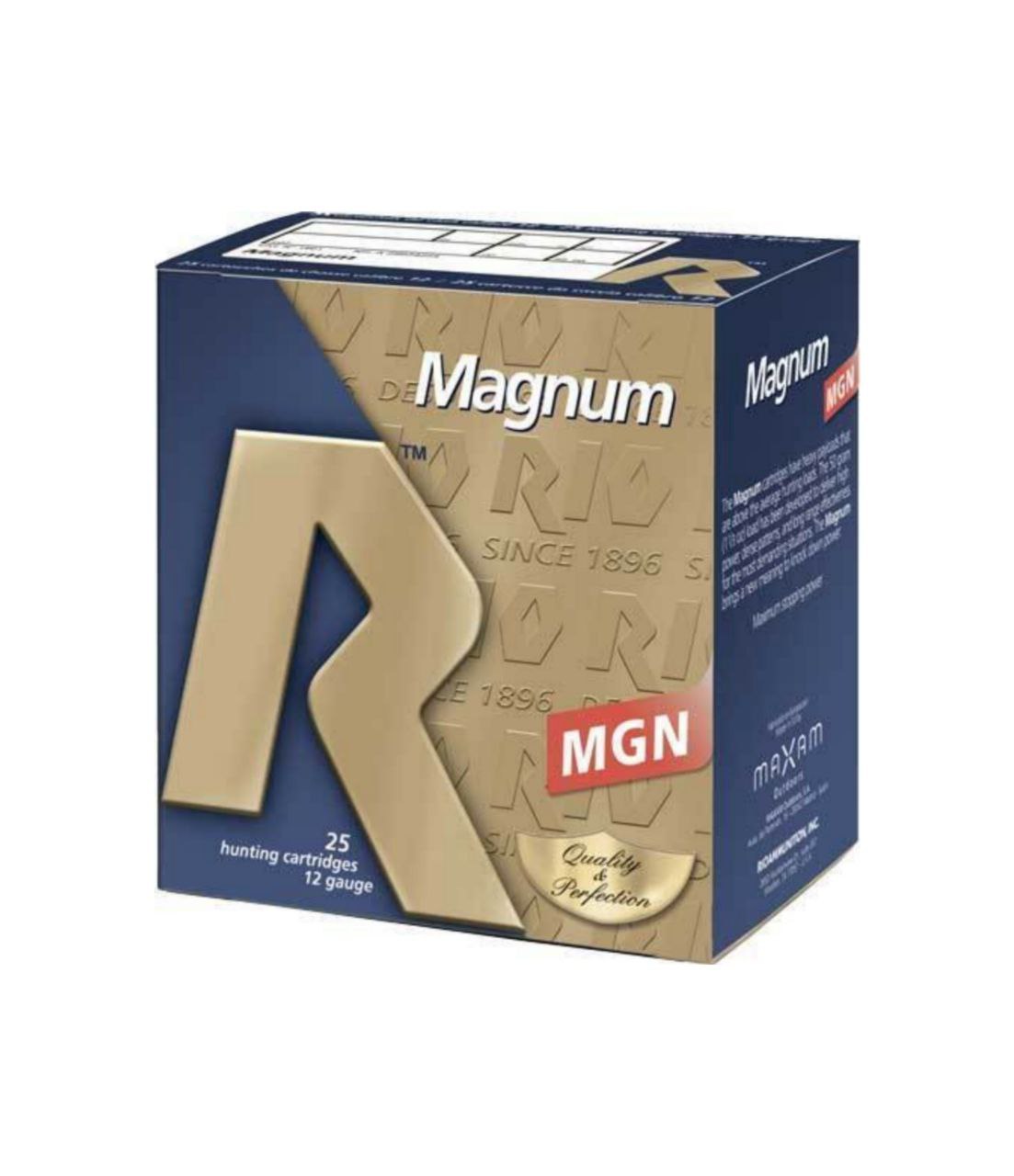 Патрон RIO Magnum кал. 12/76 дріб №1 (4 мм) наважка 50 г