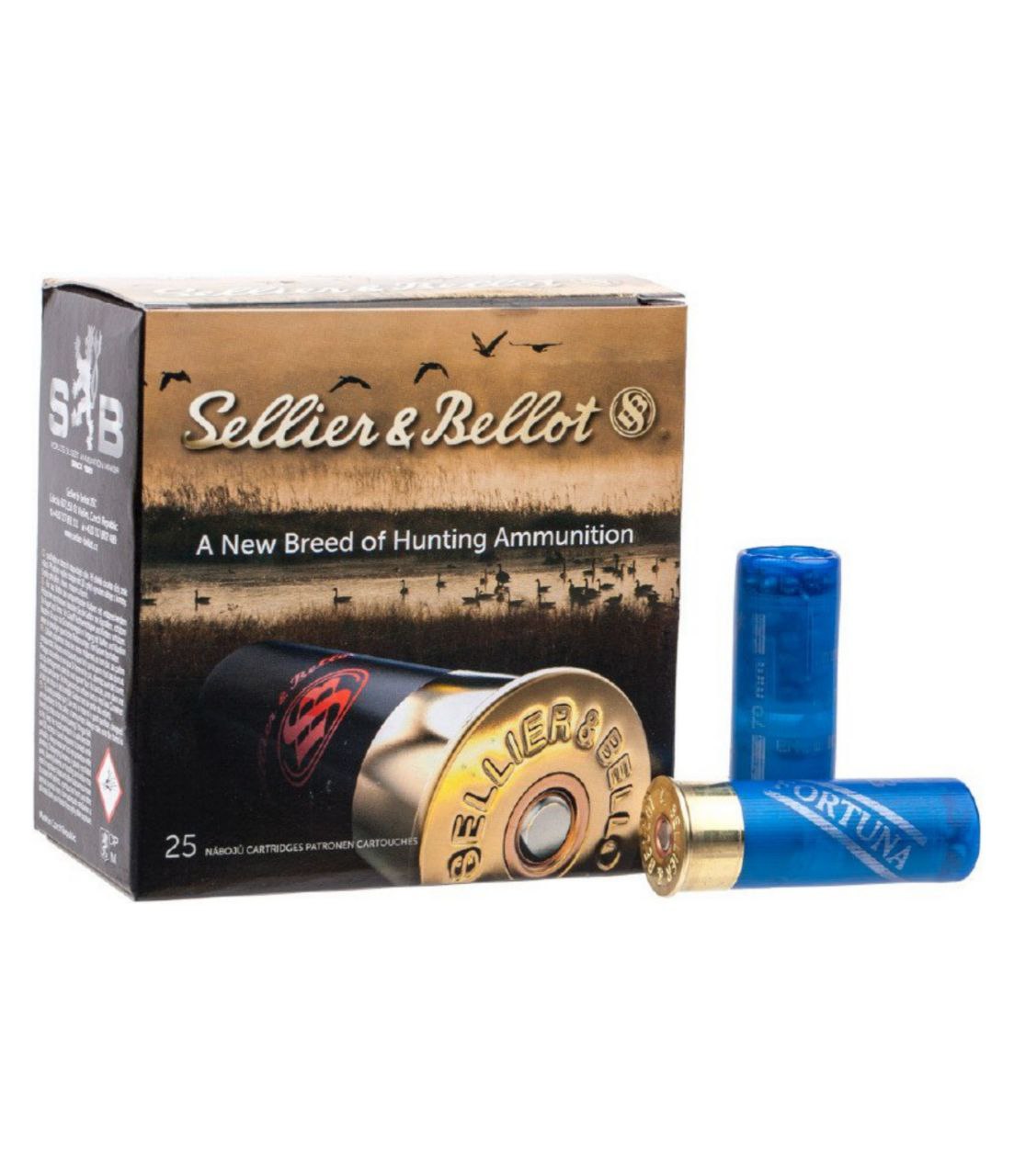 Патрон Sellier & Bellot FORTUNA кал. 12/70 дріб №1 (4 мм) наважка 36 г /12110093/