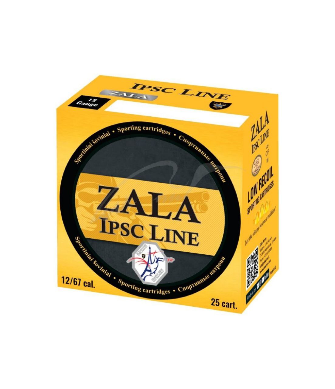 Патрон Zala Arms IPSC кал. 12/70 дріб № 6 (2,75 мм) наважка 32 г.