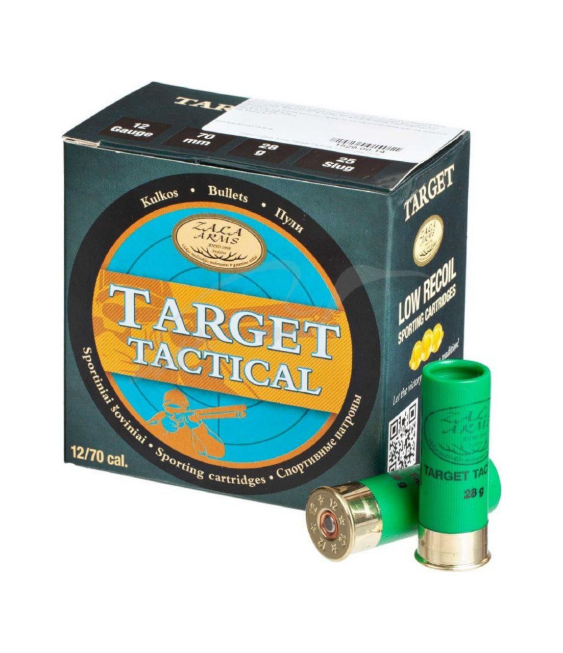 Патрон Zala Arms Target Tactical кал. 12/70 куля маса 28 г