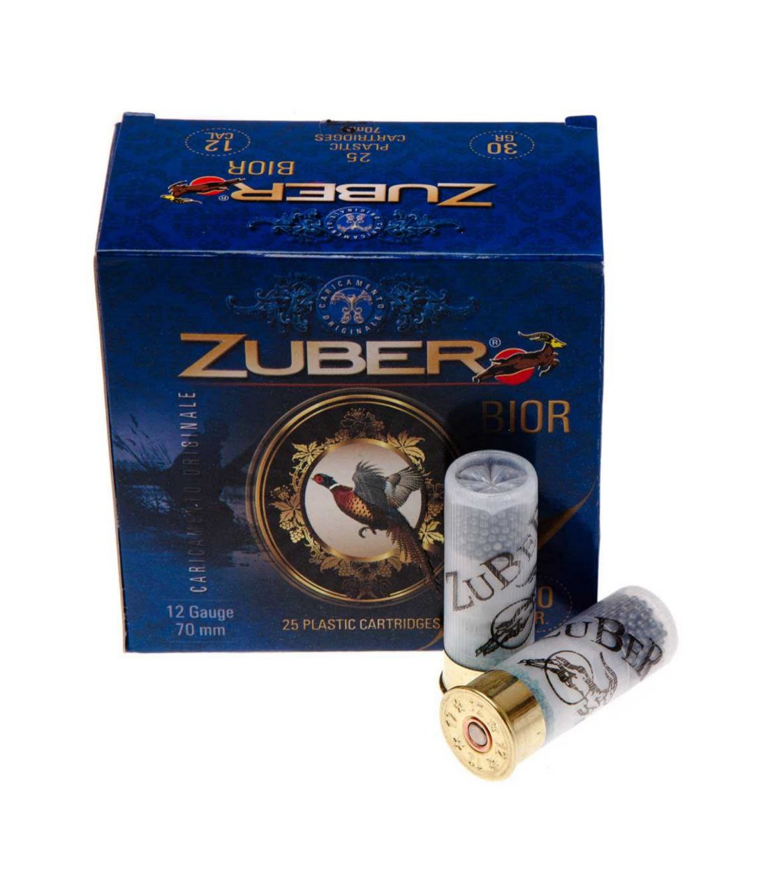 Патрон ZUBER BIOR (б/к) кал. 12/70 дріб №7 наважка 30 г