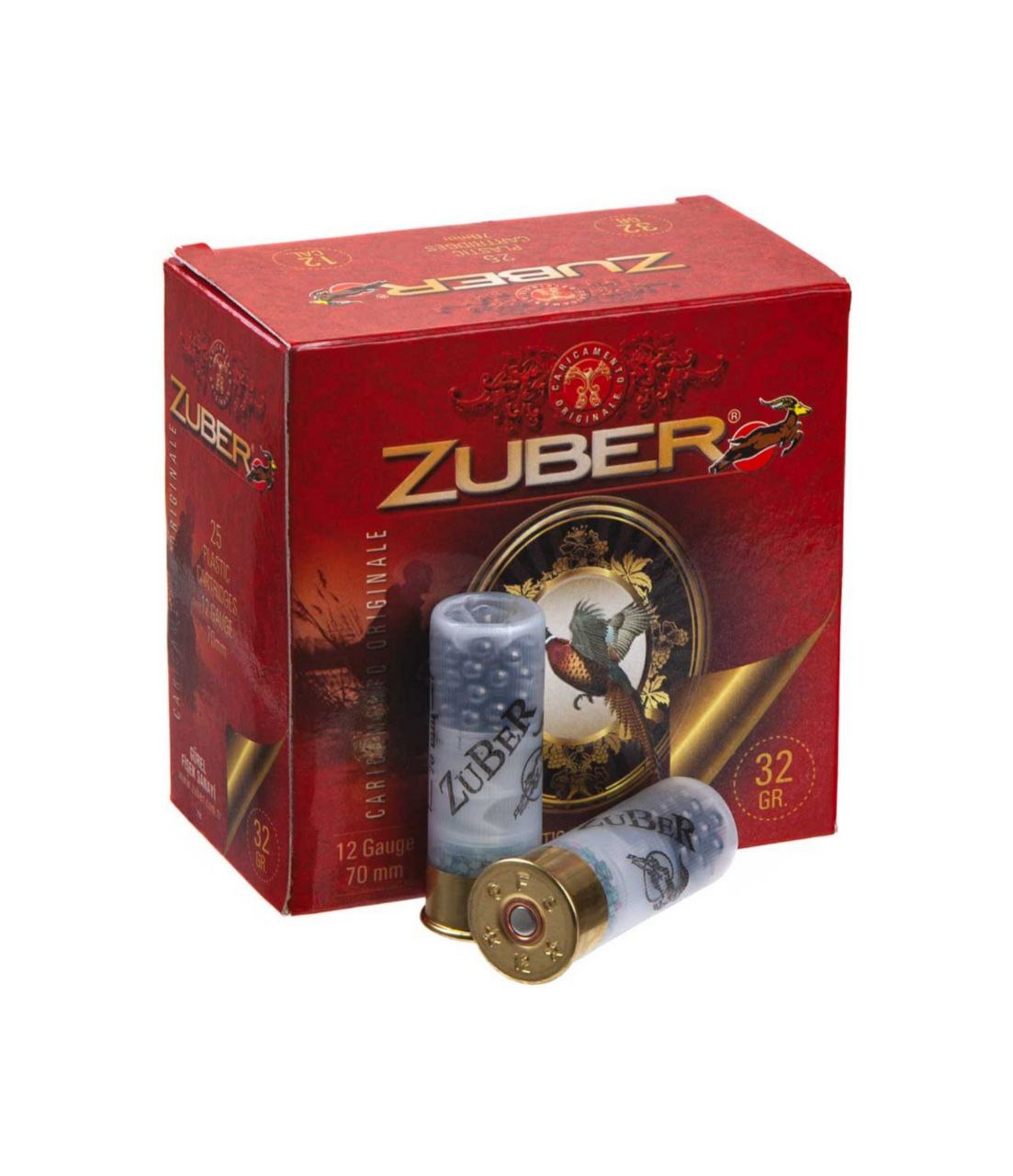 Патрон ZUBER кал. 12/70 дріб №5 наважка 32г