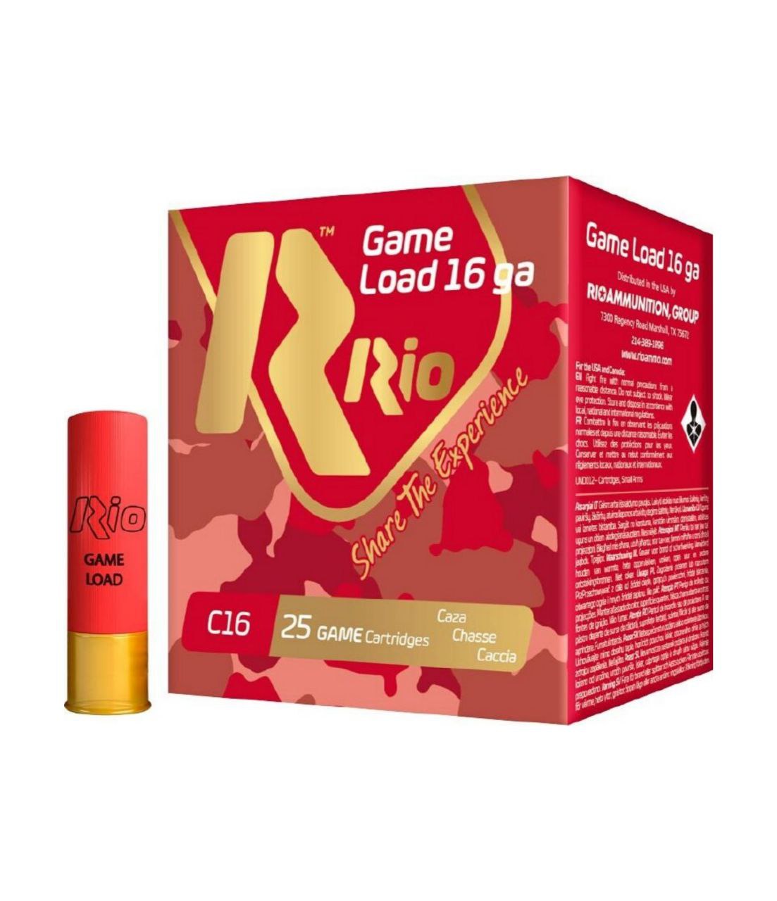 Патрон Royal RIO Buck 9P NEW кал. 16/70 картеч 7.65 мм наважка 24 г /14410256/