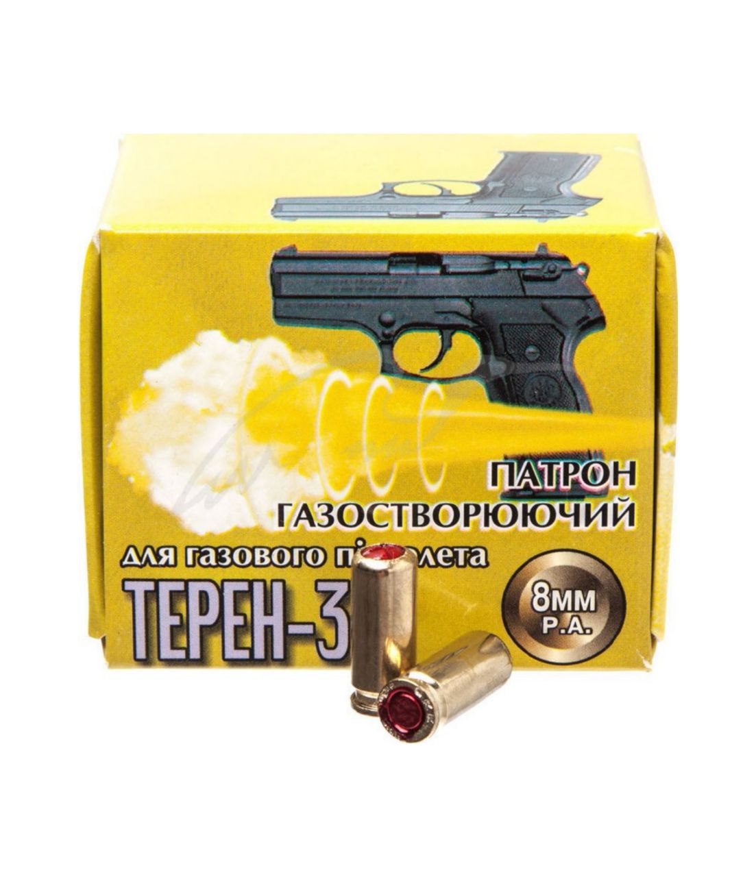 Набої газові пістолетні Еколог "Терен-3" 8мм Р.А.