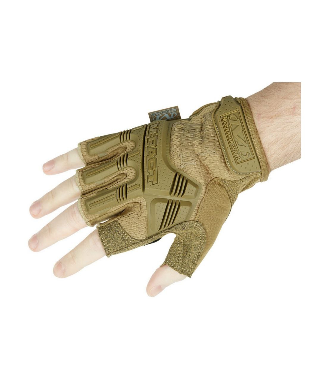 Рукавички Mechanix M-Pact Fingerless. M.L.XL Coyote