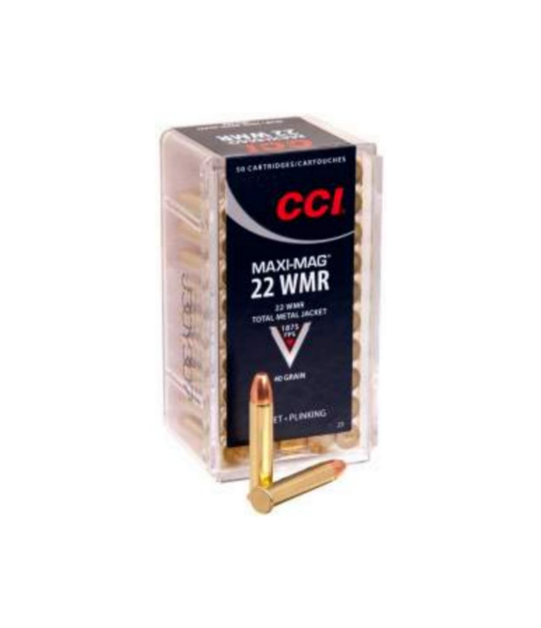 Патрон CCI 22WMR MAXI MAG TMJ 40GR (2,59 г) /3003336/