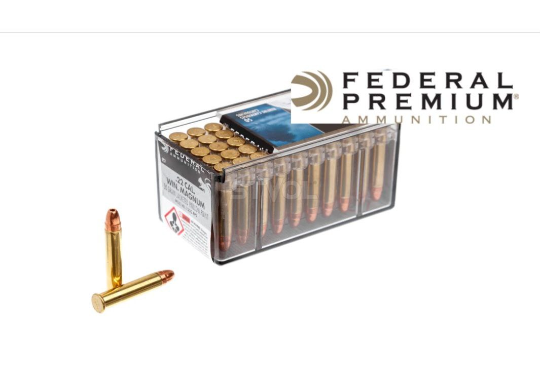 Патрон FEDERAL GAME SHOK, 22WMR, 50GR (3,24 г) /3003273/