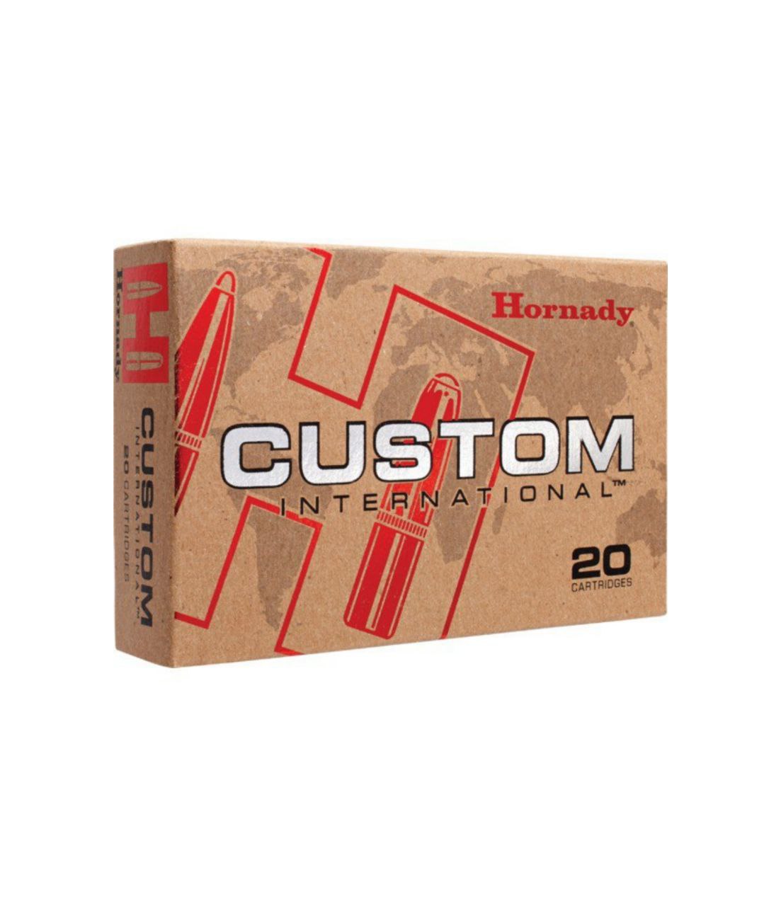 Патрон Hornady Custom International кал .30-06 куля Interlock RN, 220 GR (14.3 г)