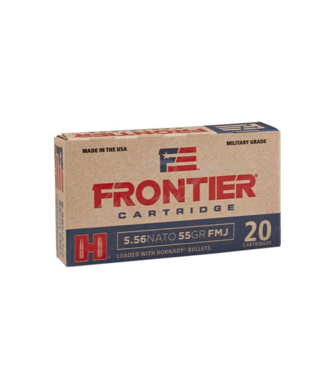 Патрон Hornady Frontier кал. 223 Rem куля FMJ, 55 GR (3.56 г) /23703610/