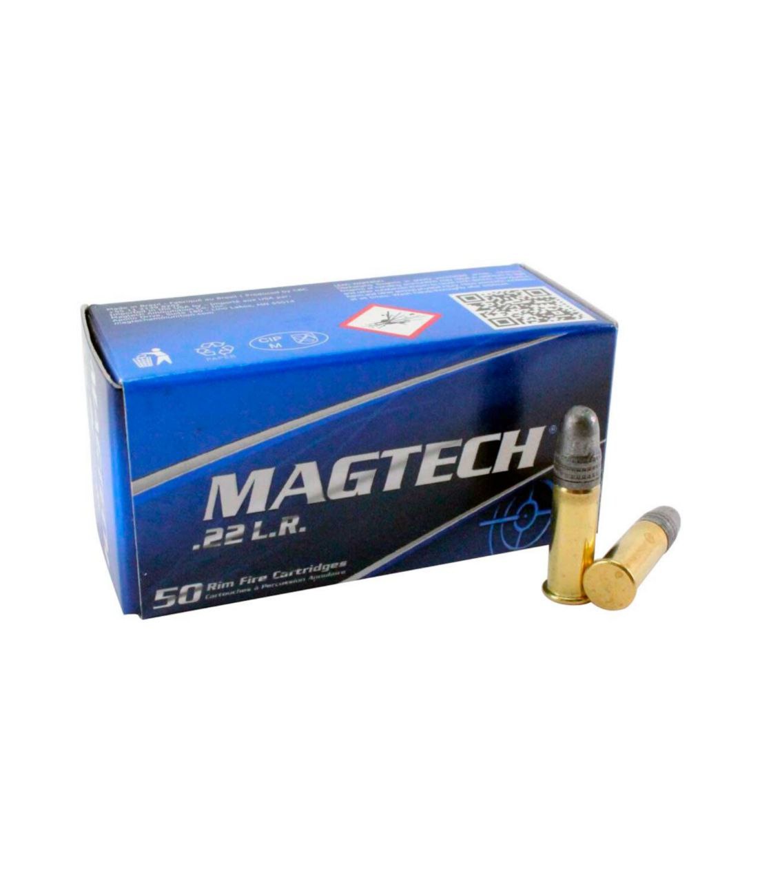 Патрон Magtech SV кал.22 LR куля LRN, маса 40 GR (2,59 г)