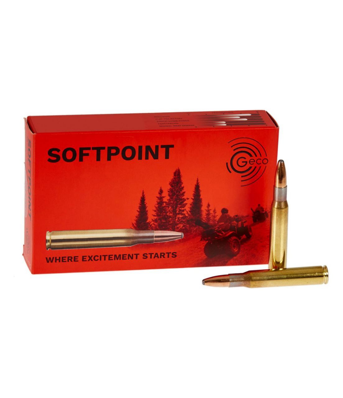 Патрон GECO кал.30-06 куля TM, маса 170 GR (11 г) /12070345/