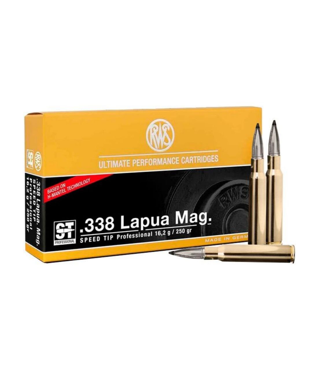 Патрон RWS кал.338 Lapua Mag куля SPEED TIP PRO, маса 250 GR (16,2 г) /12070464/