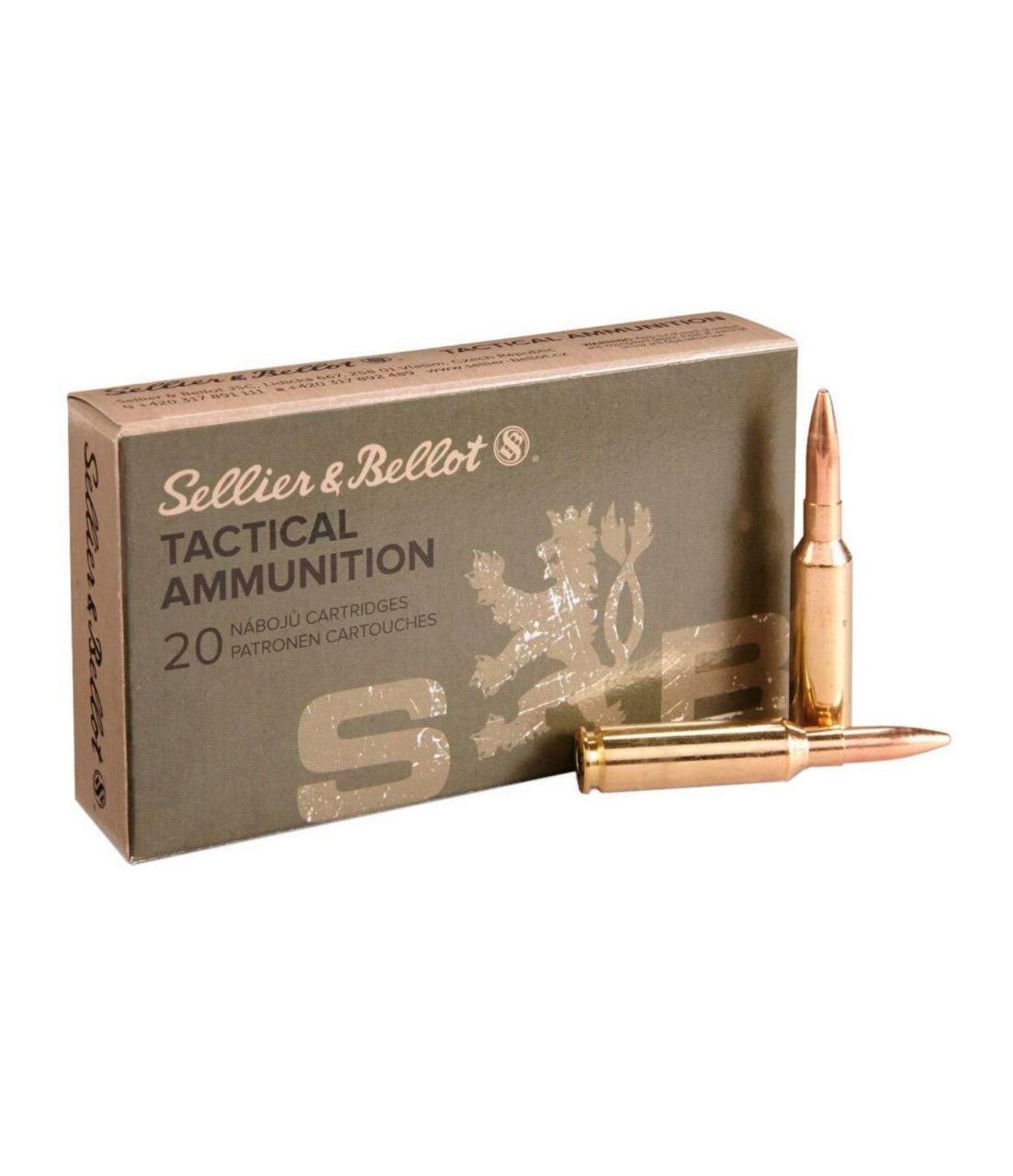 Патрон Sellier & Bellot кал.6.5 Creedmoor куля FMJ-BT, маса 140 GR (9,1 г)