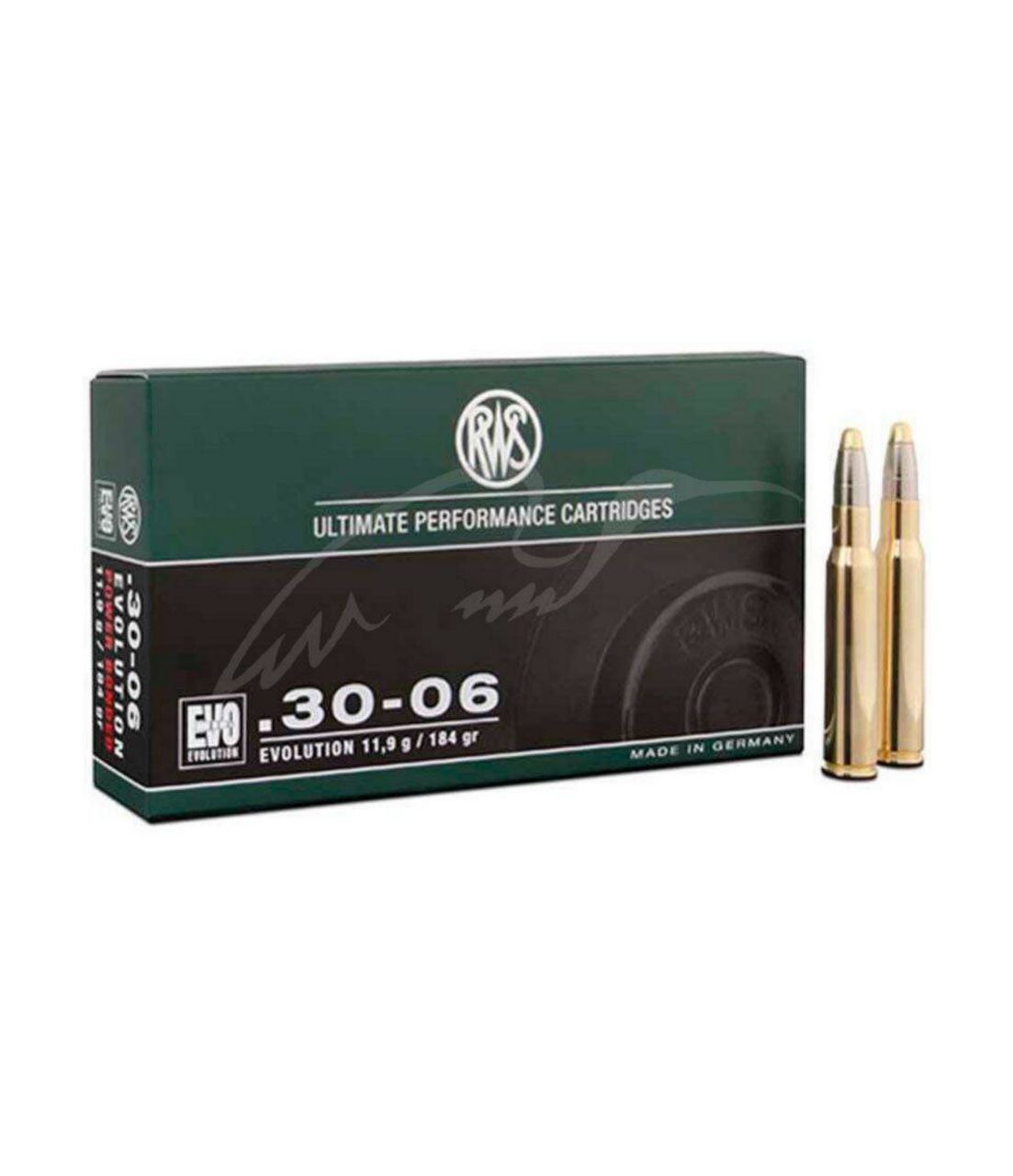 Патрон RWS кал.30-06 куля EVO маса 11,9 г /12070336/