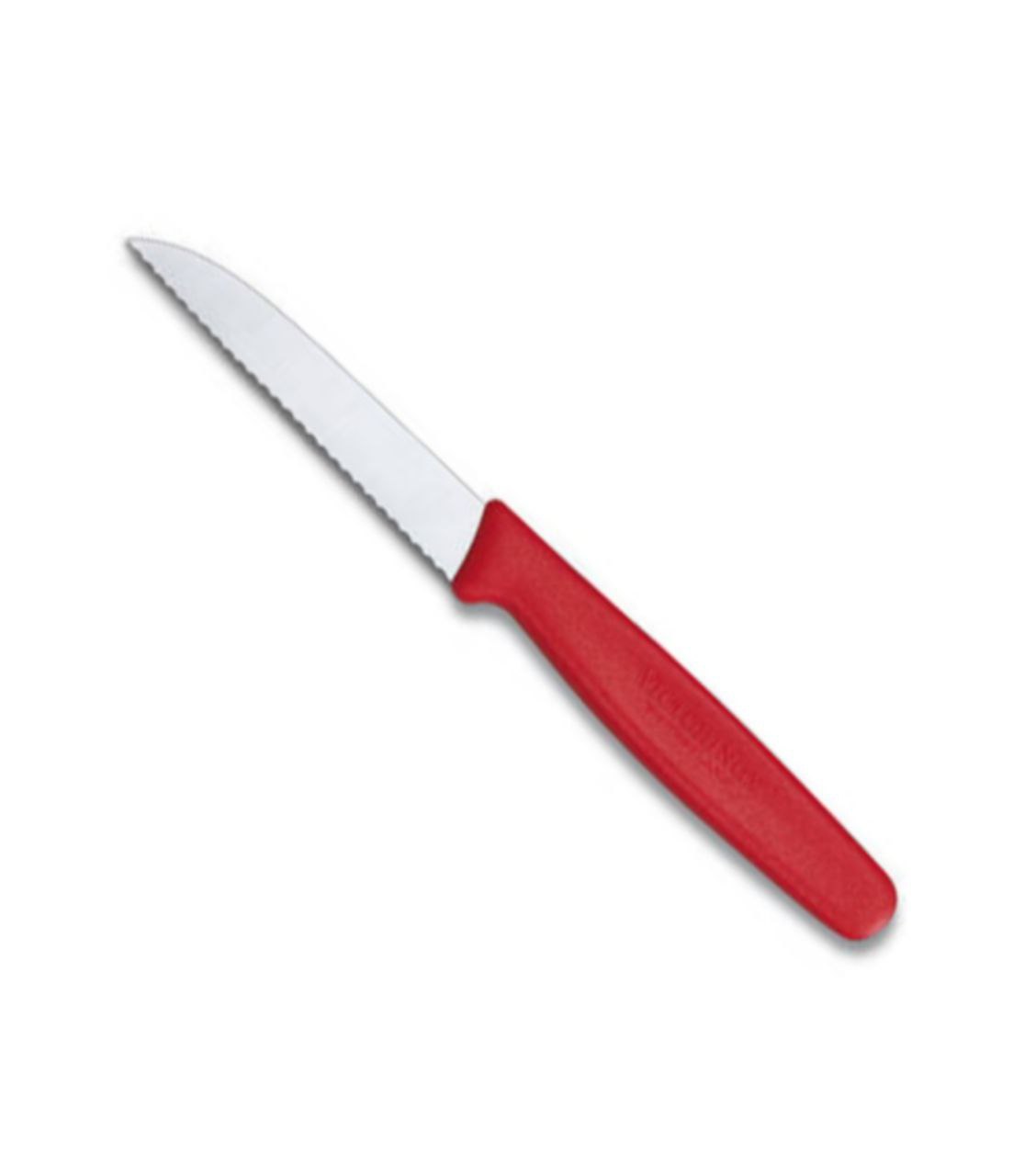 Ніж кухонний Victorinox Standart 8см, серрейтор, червоний 5.0431 /4004287/