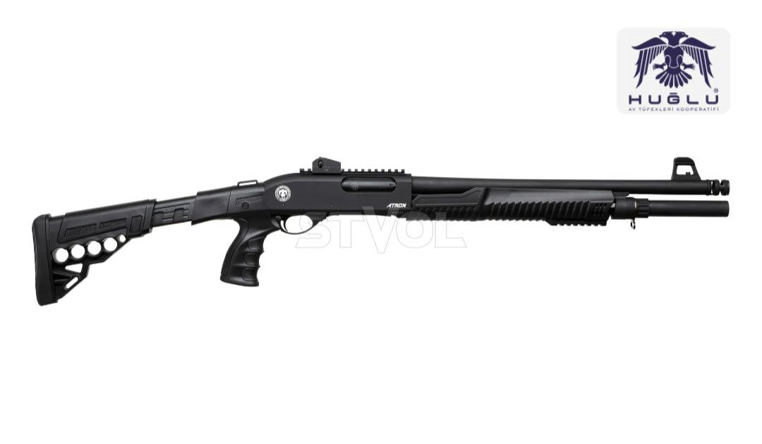 Рушниця Huglu ATROX Tactic Black Telescopic Stock 12/47 7+1 TR /2008376/