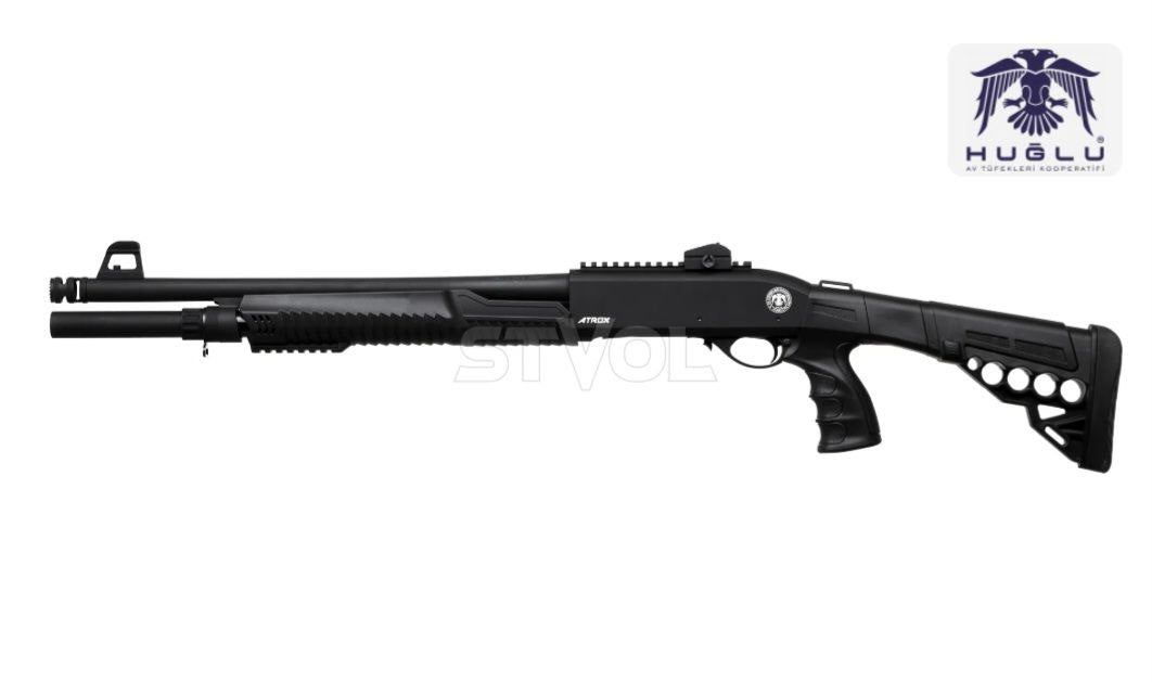 Рушниця Huglu ATROX Tactic Black Telescopic Stock 12/47 7+1 TR /2008376/