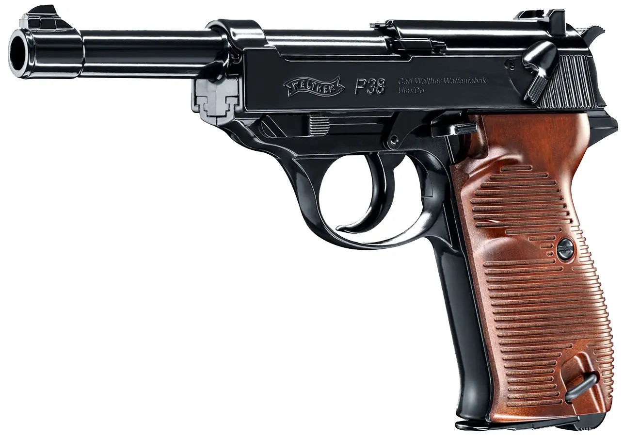Пістолет пневматичний Umarex Walther P38 Blowback кал. 4.5 мм ВВ /39860203/