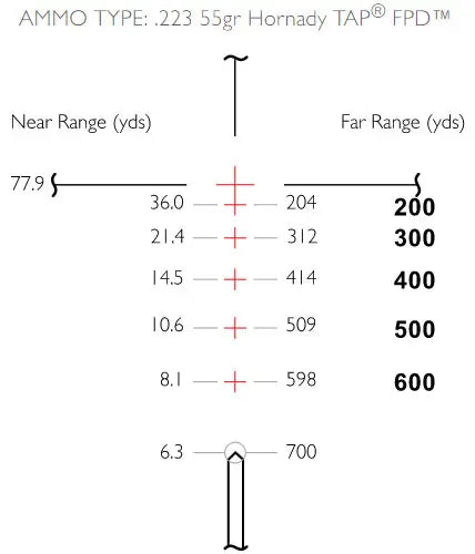 Приціл оптичний Hawke Vantage 30 WA 3-9x42 сітка 223/308 з підсвічуванням /39860236/