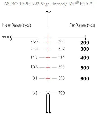 Приціл оптичний Hawke Vantage 30 WA 3-9x42 сітка 223/308 з підсвічуванням /39860236/