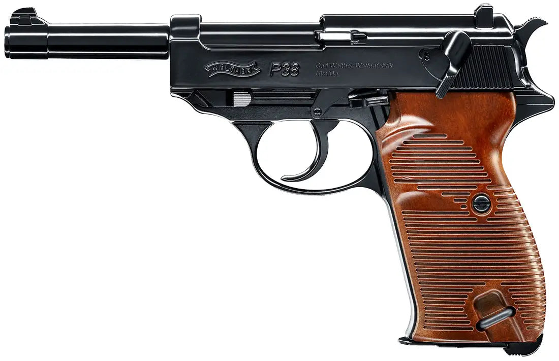 Пістолет пневматичний Umarex Walther P38 Blowback кал. 4.5 мм ВВ /39860203/