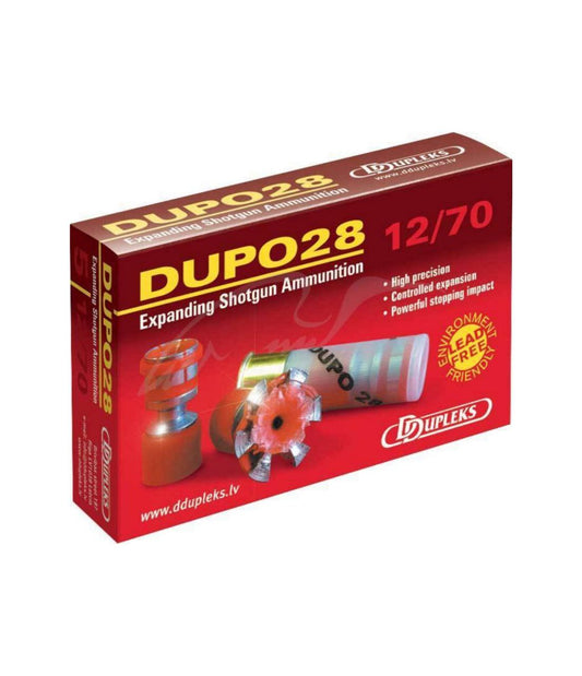 Патрон D Dupleks Dupo 28 кал. 12/70 куля Dupo маса 28 г /23040002/