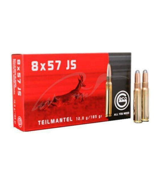 Патрон GECO кал.8x57 JS куля TM, маса 185 GR (12 г) /12070347/